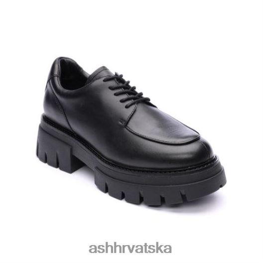 mokasinke žene ASH 46RP0B1 genial bis platforma penny loafer talk/crna