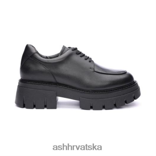 mokasinke žene ASH 46RP0B1 genial bis platforma penny loafer talk/crna