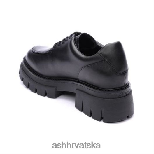 mokasinke žene ASH 46RP0B1 genial bis platforma penny loafer talk/crna