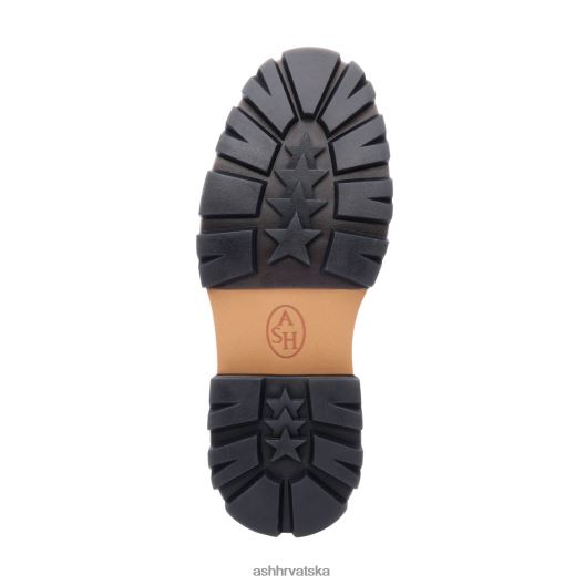 mokasinke žene ASH 46RP0B1 genial bis platforma penny loafer talk/crna