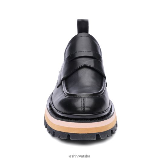 mokasinke žene ASH 46RP0B1 genial bis platforma penny loafer talk/crna