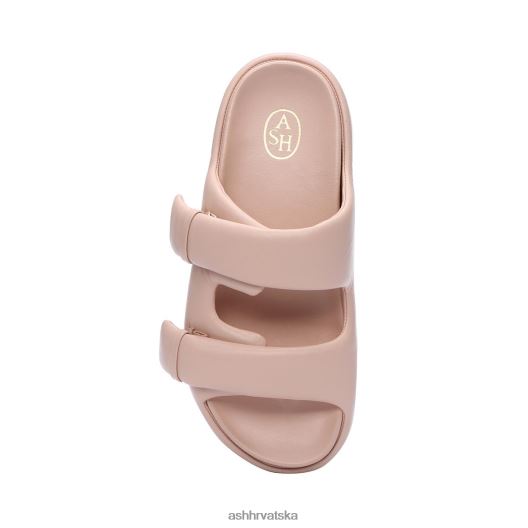 sandale žene ASH 46RP0B40 zeta sandala ravnog oblika ružičasta sol