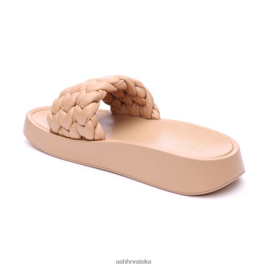 sandale žene ASH 46RP0B43 victoria tkane sandale s platformom koža