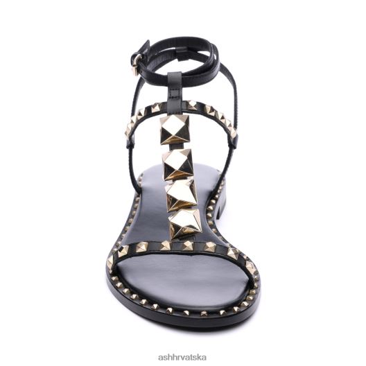 sandale žene ASH 46RP0B50 party sandala s nitnama crno