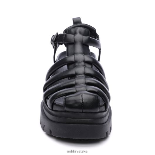 sandale žene ASH 46RP0B61 morski pas potplat ribarska sandala crno