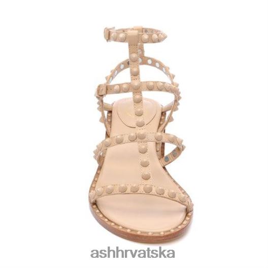 sandale žene ASH 46RP0B71 jen bis sandala s blok petom s nitom koža