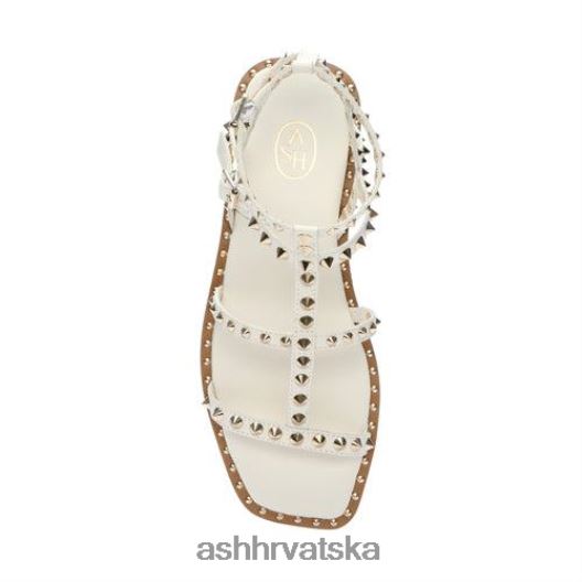 sandale žene ASH 46RP0B73 maeva ravna sandala s četvrtastim prstima s nitnama netaknuta