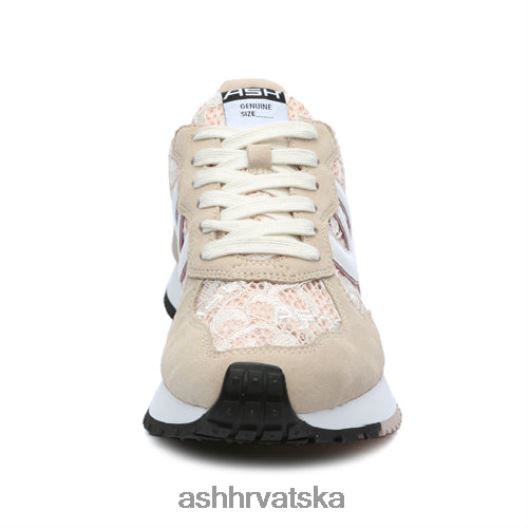 tenisice žene ASH 46RP0B19 otrovne modne tenisice jajetu/ružičastoj soli/bijelom