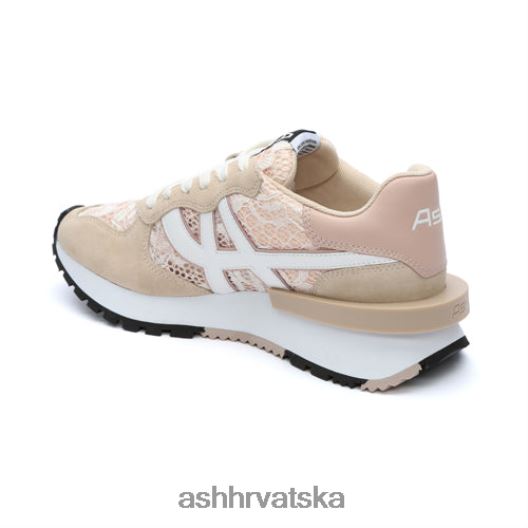 tenisice žene ASH 46RP0B19 otrovne modne tenisice jajetu/ružičastoj soli/bijelom