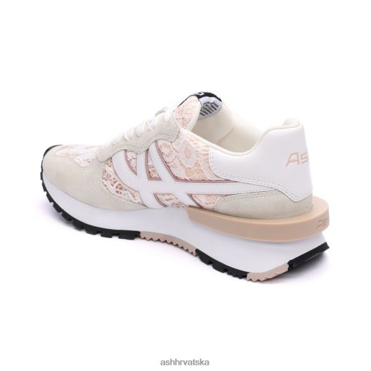 tenisice žene ASH 46RP0B20 otrovne modne tenisice prljavo bijela/ružičasta sol