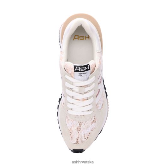 tenisice žene ASH 46RP0B20 otrovne modne tenisice prljavo bijela/ružičasta sol