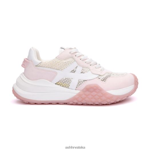 tenisice žene ASH 46RP0B31 joker budi ljubazan modna tenisica cružičasto/bijelo/prvobijelo
