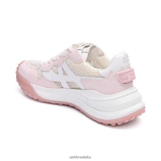tenisice žene ASH 46RP0B31 joker budi ljubazan modna tenisica cružičasto/bijelo/prvobijelo