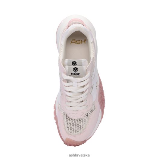 tenisice žene ASH 46RP0B31 joker budi ljubazan modna tenisica cružičasto/bijelo/prvobijelo
