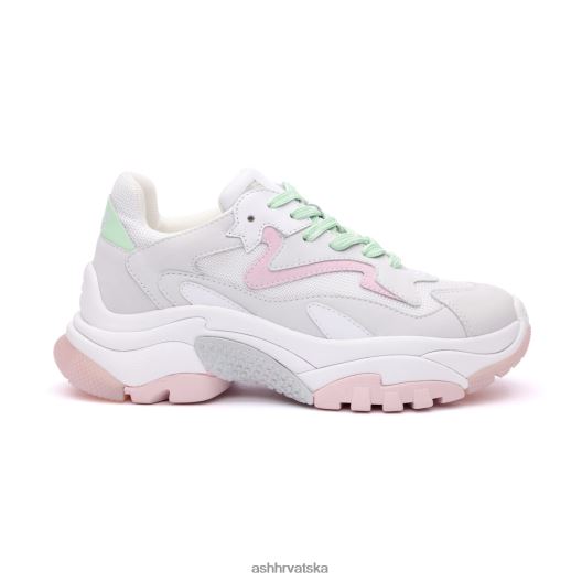 tenisice žene ASH 46RP0B9 addict modna tenisica biser/bijela/ruža