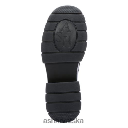 čizme žene ASH 46RP0B89 squall lančana modna čizma crno